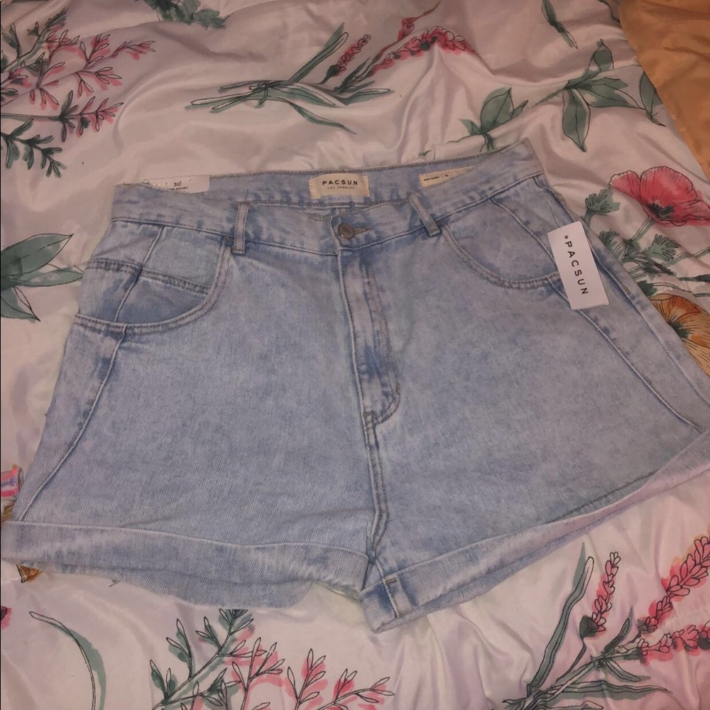 Woman’s denim shorts